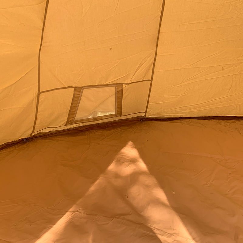 4 เมตรเสาเดี่ยว Tipi Family Camping เต็นท์ผ้าใบ