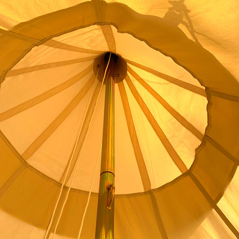 4 เมตรเสาเดี่ยว Tipi Family Camping เต็นท์ผ้าใบ