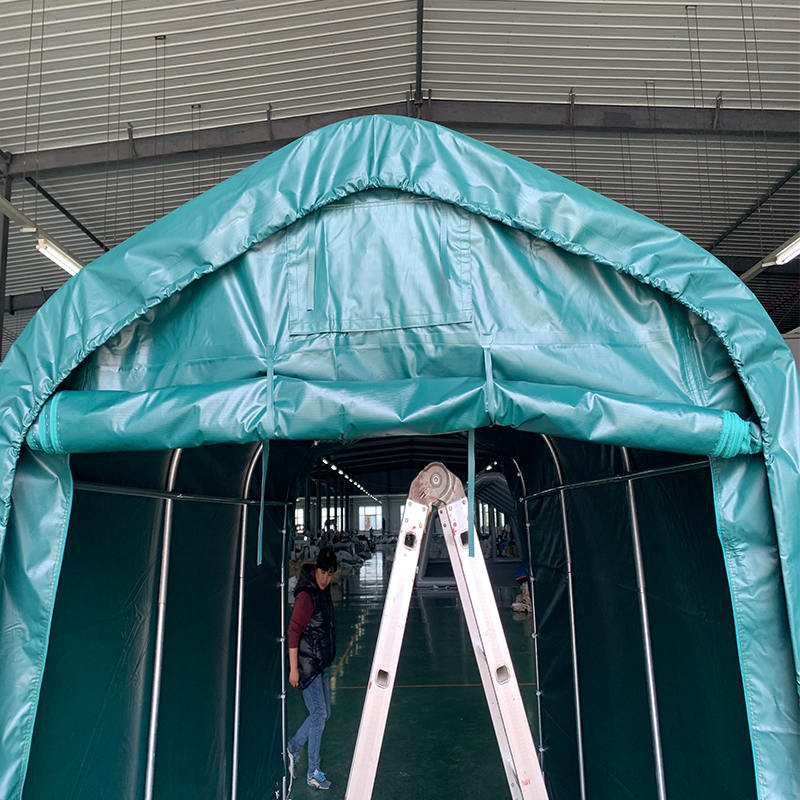 2.4x3.6 หลังคารถแบบพกพากันฝน PVC