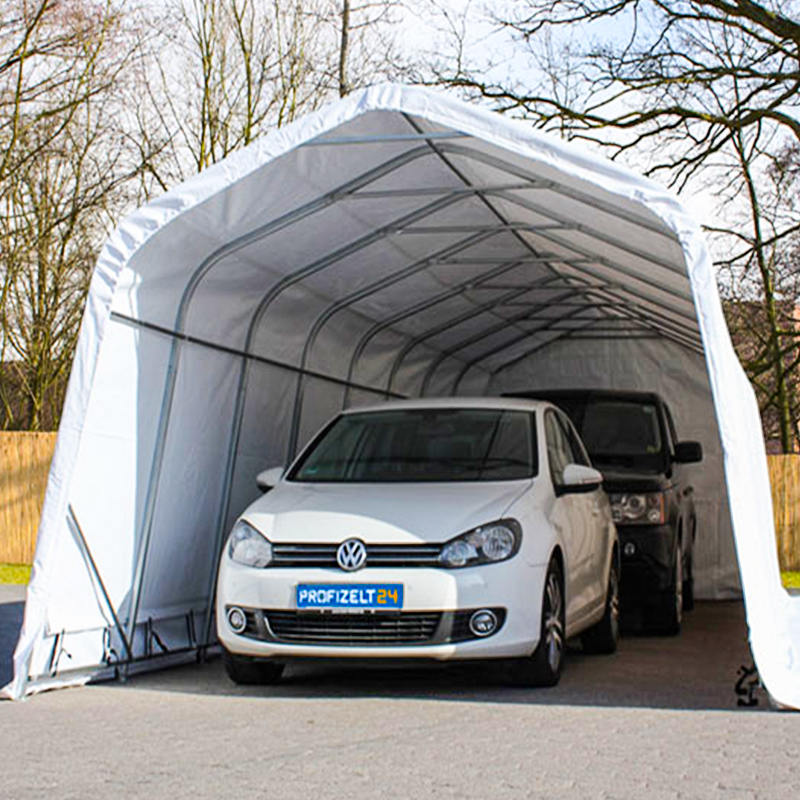 โรงจอดรถและที่พักพิงแบบพกพากันน้ำ PVC ขนาด 3.3x6 (11