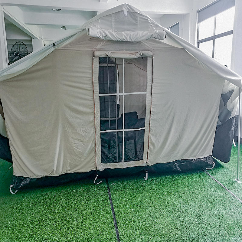 ICRC IFRC UNHCR เต็นท์สำหรับครอบครัวแบบพับได้ 2 ชั้น รองรับทุกสภาพอากาศสำหรับ 5 คน