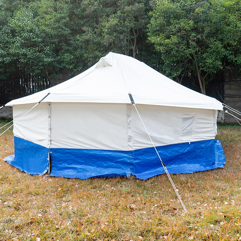 เต็นท์สำหรับครอบครัว 5 คนแบบมาตรฐาน IFRC/ICRC พร้อมผ้าซับใน