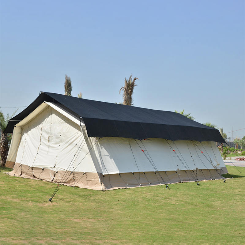 MSF/ICRC/IFRC มาตรฐาน 45 ตร.ม. เต็นท์ฐานเต็นท์อเนกประสงค์ใช้สำหรับการศึกษา สำนักงาน คลินิก