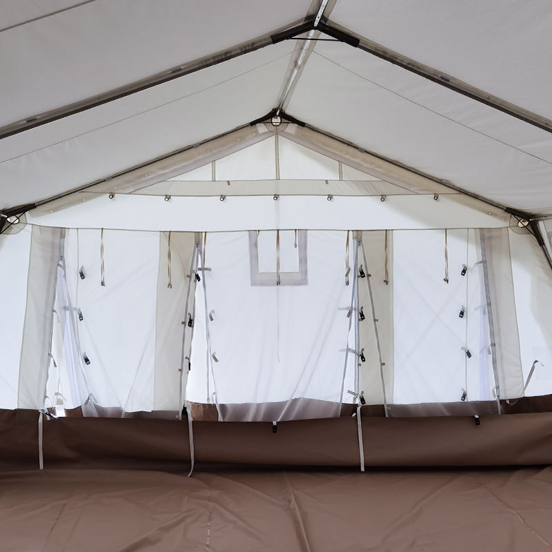 MSF/ICRC/IFRC มาตรฐาน 45 ตร.ม. เต็นท์ฐานเต็นท์อเนกประสงค์ใช้สำหรับการศึกษา สำนักงาน คลินิก