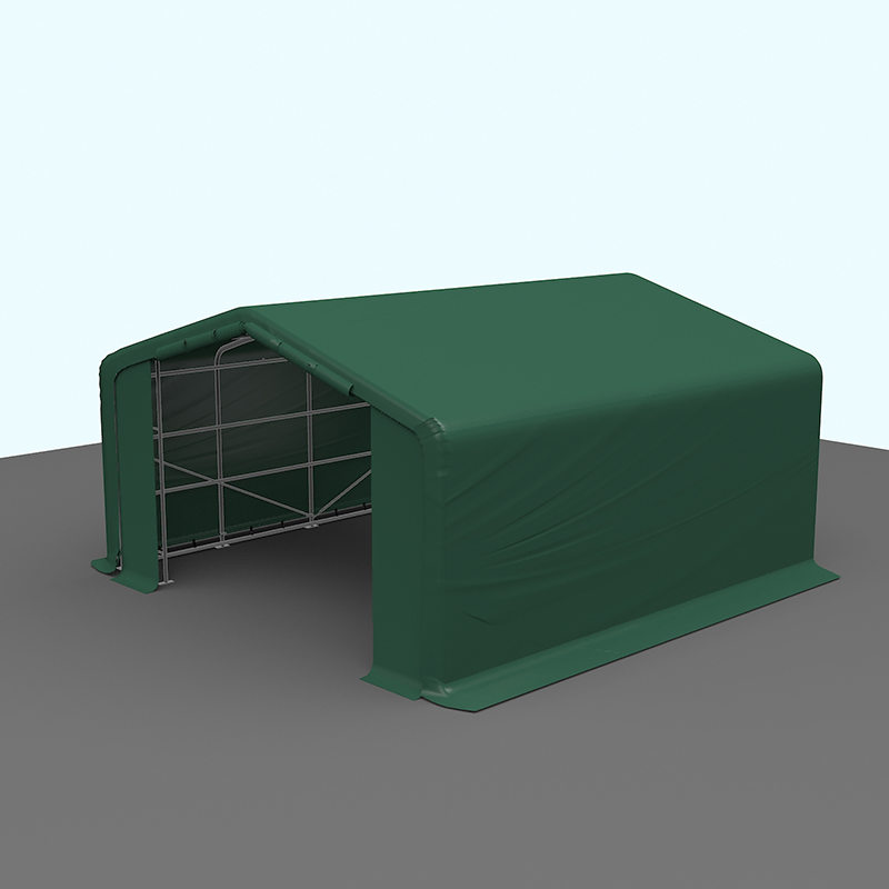 6X6 2.6 ม. Sideheight โครงเหล็กชุบสังกะสีอย่างเต็มที่ห้องโถงเต็นท์คลังสินค้าชั่วคราว