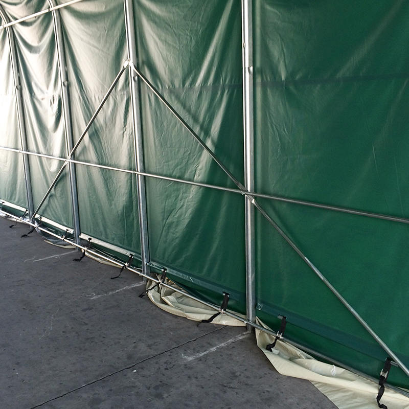 เต็นท์เก็บคลังสินค้าอุตสาหกรรมทนอุณหภูมิสูง Sideheight 6X12 2.6 ม