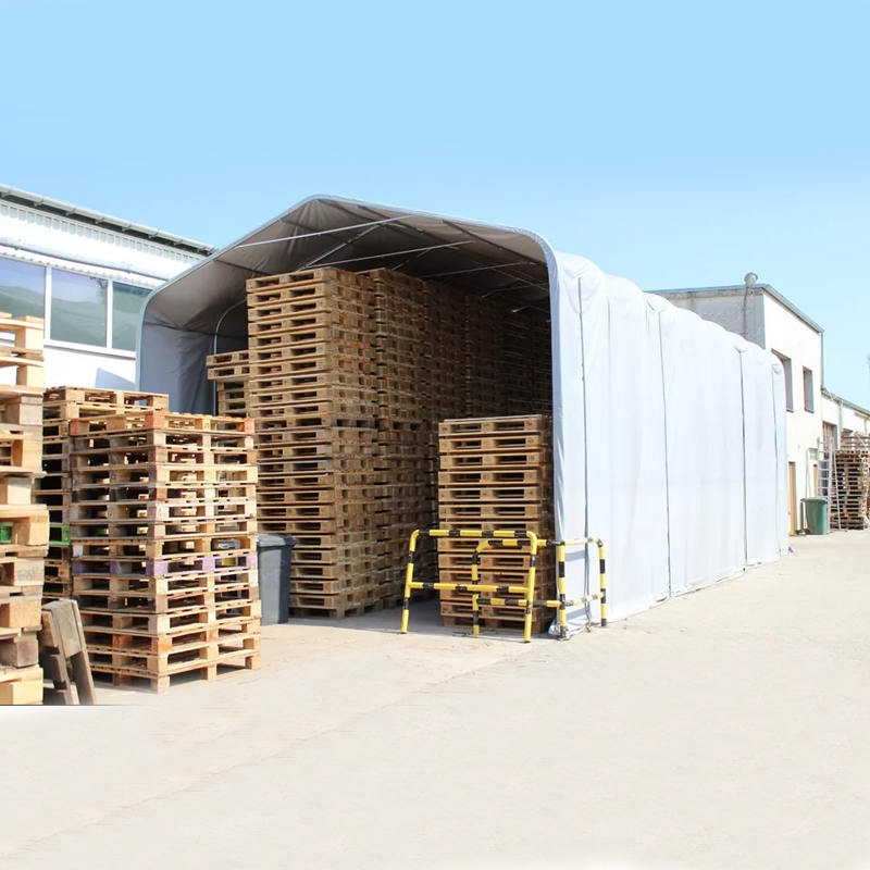 8X12 4 ม. Sideheight ทนรังสียูวีโกดังเต็นท์บังแดด