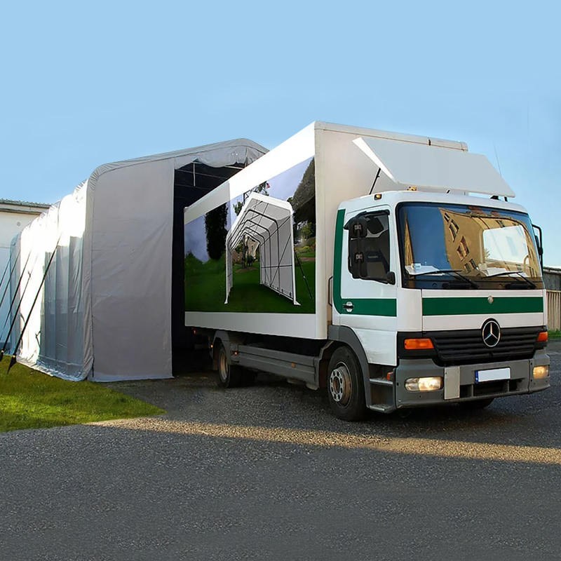 8X12 4 ม. Sideheight ทนรังสียูวีโกดังเต็นท์บังแดด