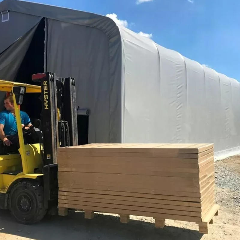 8X12 4 ม. Sideheight ทนรังสียูวีโกดังเต็นท์บังแดด