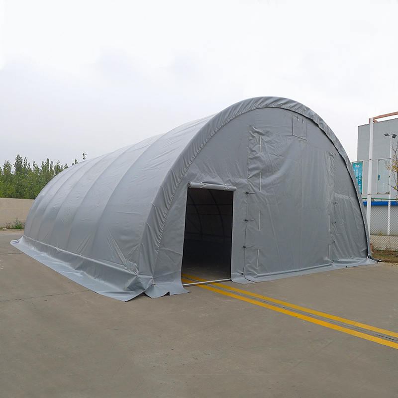 เต็นท์เก็บของทรงโค้ง 9x12ม.x4.5 โถงเต็นท์ทรงโค้งทรงกลม