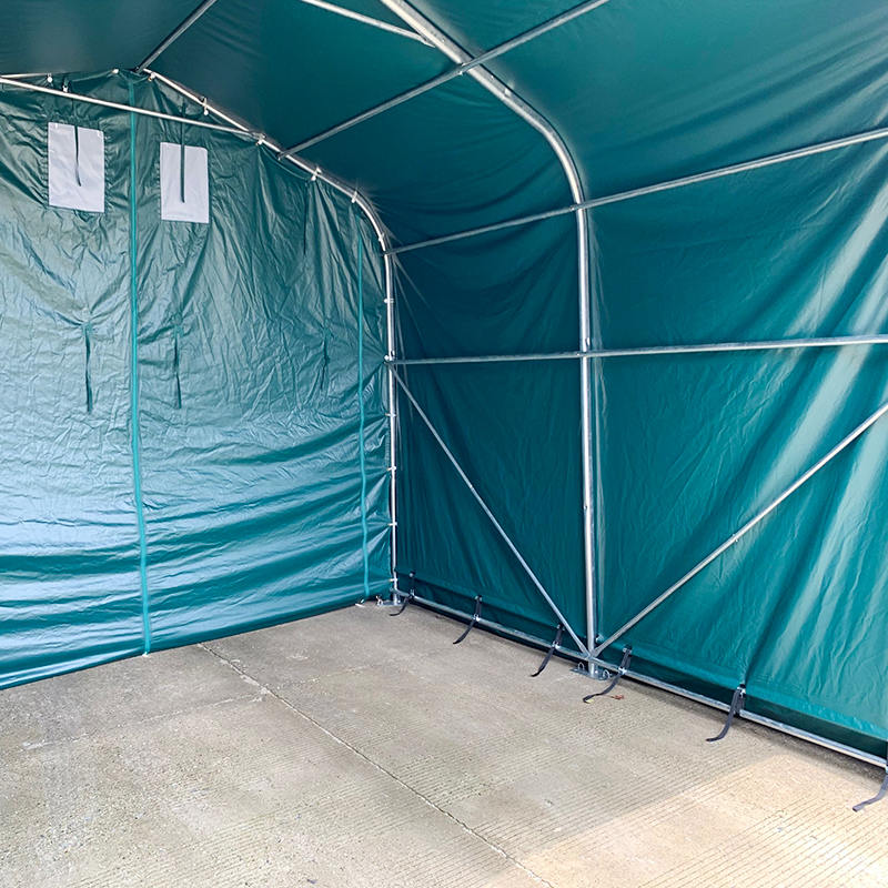 4x4m-2.6m Pasture Shade Shelter Heavy Duty Outdoor Storage Shed Corral Shelter