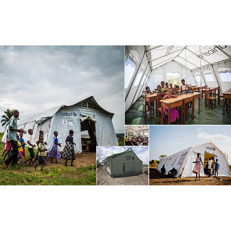เต็นท์ศูนย์กลางเต็นท์อเนกประสงค์ UNICEF Standard 24 ตร.ม. พร้อมระบบระบายอากาศที่ดี