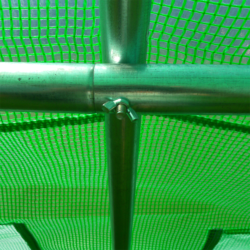 โรงเรือนโพลีทันเนลสำหรับงานหนักขนาดใหญ่ 4x10x2.3 ม