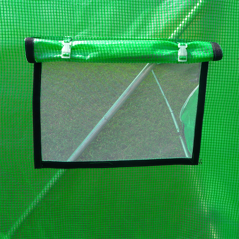 โรงเรือนโพลีทันเนลสำหรับงานหนักขนาดใหญ่ 4x10x2.3 ม