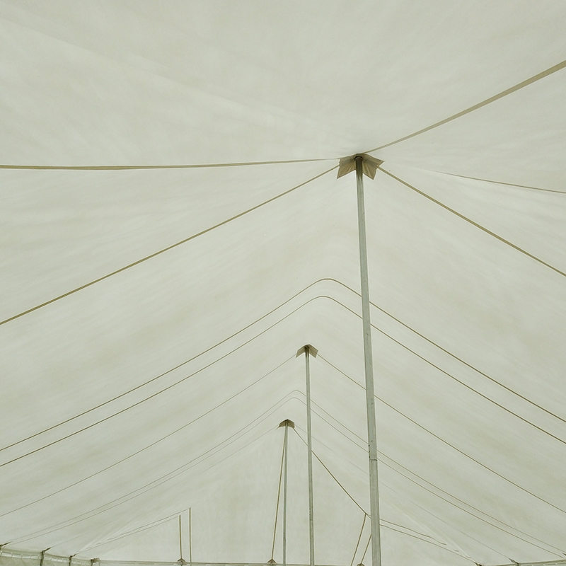 เต็นท์เสา PVC แบบดั้งเดิมขนาด 7X12 ม. พร้อมหน้าต่าง