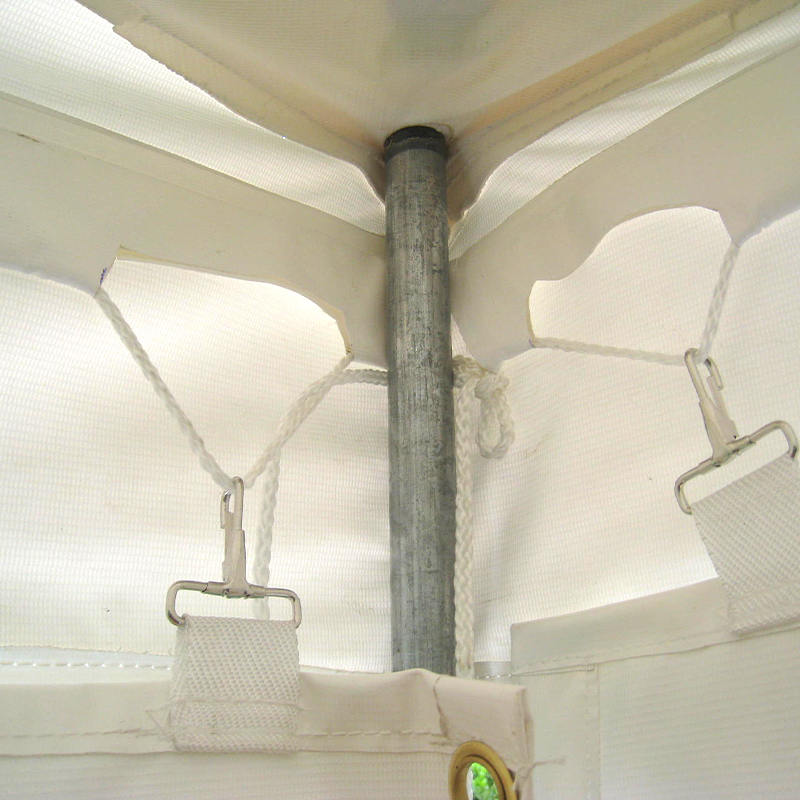 เต็นท์เสา PVC แบบดั้งเดิมขนาด 7X12 ม. พร้อมหน้าต่าง