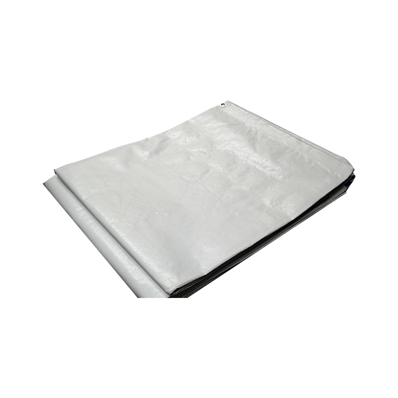 ผ้าใบกันน้ำพลาสติกทอ HDPE สีดำขนาด 4x50 ม