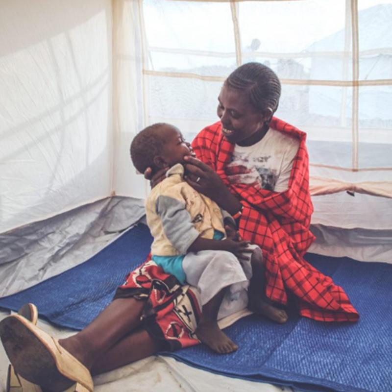 ที่นอนใยสังเคราะห์มาตรฐาน UNHCR สำหรับ 1 คน