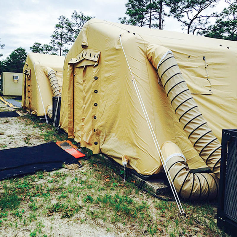 ที่พักพิงแบบเป่าลมแรงดันต่ำอเนกประสงค์ขนาดเล็กขนาด 5.6x5.15 ม