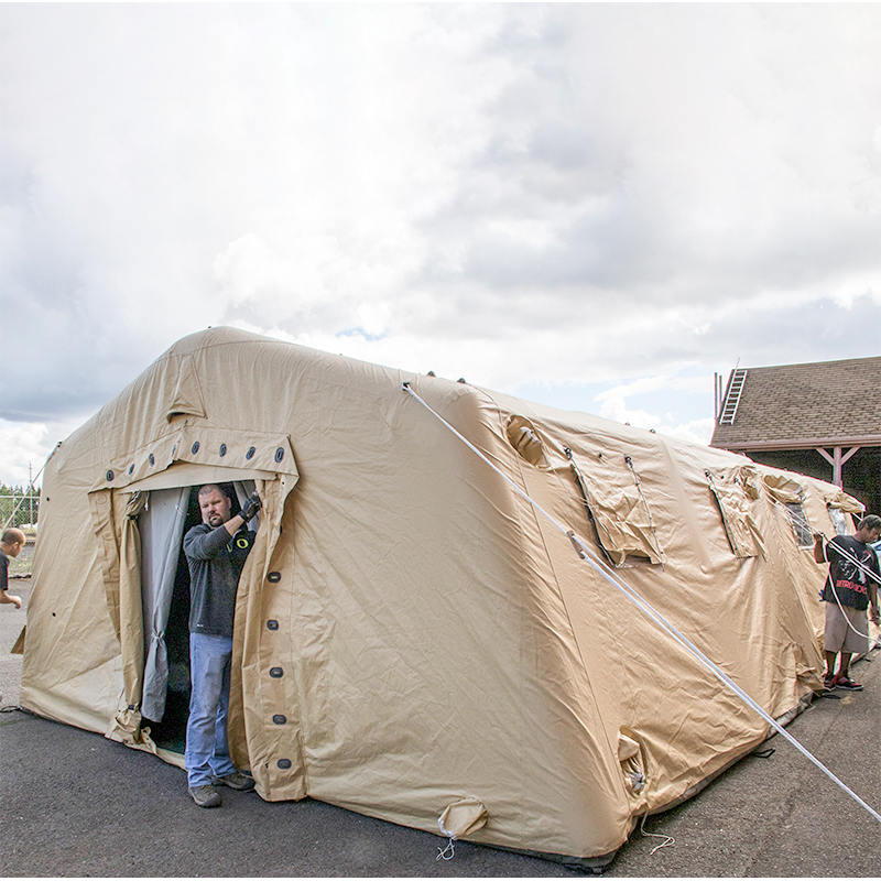 เต็นท์เป่าลมแรงดันต่ำอเนกประสงค์ขนาดกลางขนาด 5.6x9.95 ม