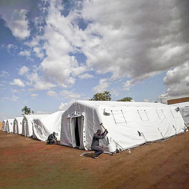 เต็นท์เป่าลมแรงดันต่ำอเนกประสงค์ขนาดกลางขนาด 5.6x9.95 ม