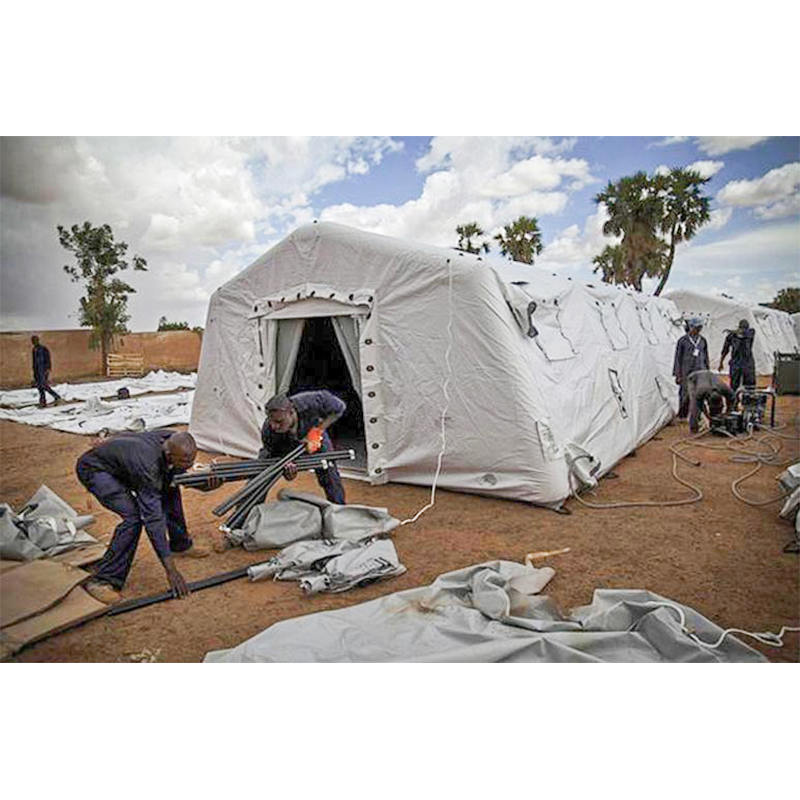 เต็นท์เป่าลมแรงดันต่ำอเนกประสงค์ขนาดกลางขนาด 5.6x9.95 ม