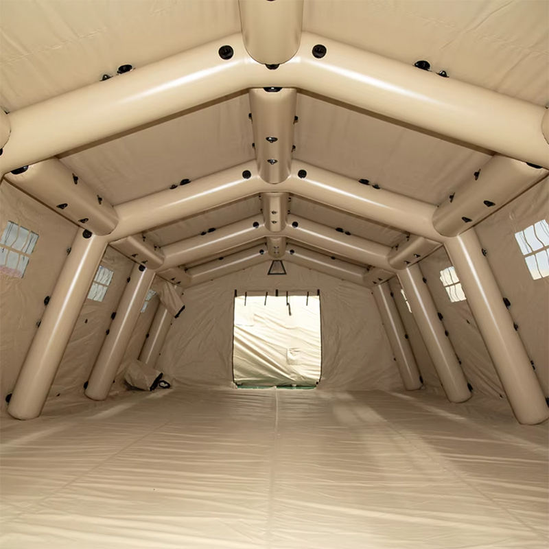 เต็นท์เป่าลมแรงดันต่ำอเนกประสงค์ขนาดกลางขนาด 5.6x9.95 ม