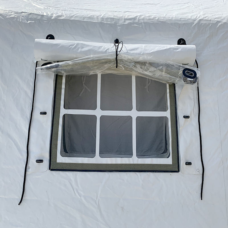 เต็นท์เป่าลมสำหรับกาชาดขนาด 30 ตร.ม