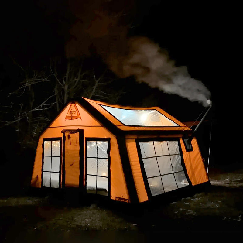 8-10 คน Four Season Panorama Inflatable Camping เต็นท์