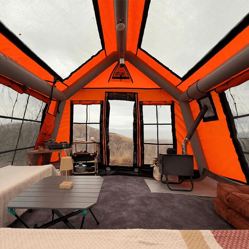 8-10 คน Four Season Panorama Inflatable Camping เต็นท์