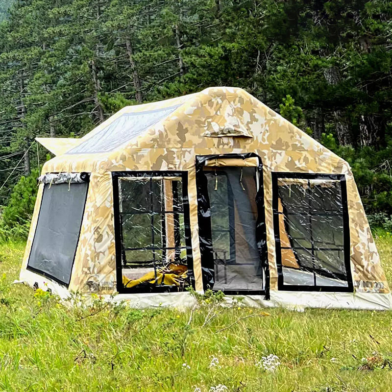 8-10 คน Four Season Panorama Inflatable Camping เต็นท์