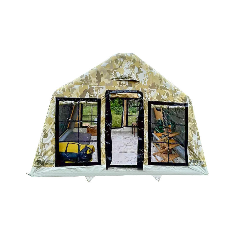 8-10 คน Four Season Panorama Inflatable Camping เต็นท์