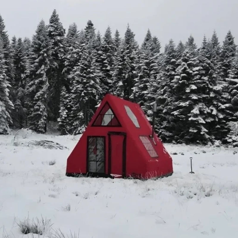 8-10 คนโฟร์ซีซั่นเต็นท์เป่าลมกันน้ำสำหรับตั้งแคมป์