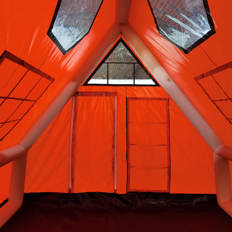 8-10 คนโฟร์ซีซั่นเต็นท์เป่าลมกันน้ำสำหรับตั้งแคมป์