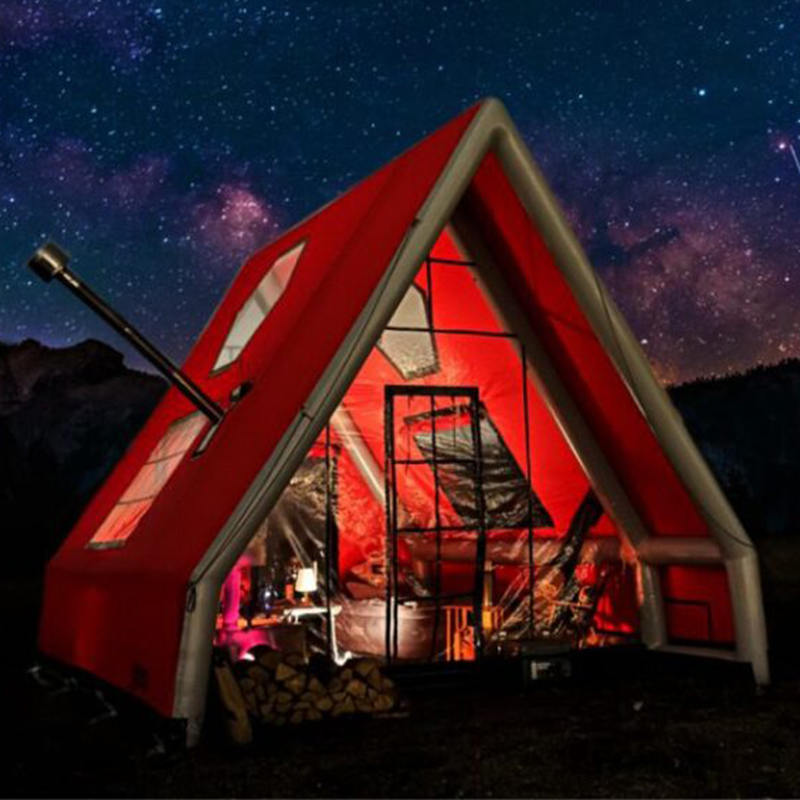 8-10 คนโฟร์ซีซั่นเต็นท์เป่าลมกันน้ำสำหรับตั้งแคมป์