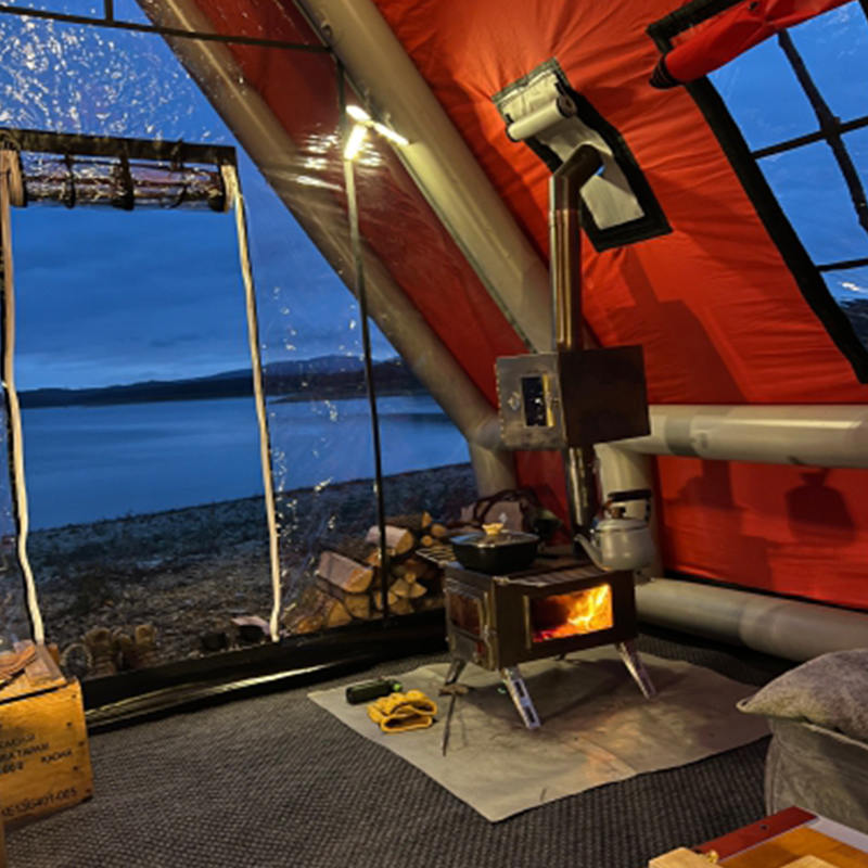 8-10 คนโฟร์ซีซั่นเต็นท์เป่าลมกันน้ำสำหรับตั้งแคมป์