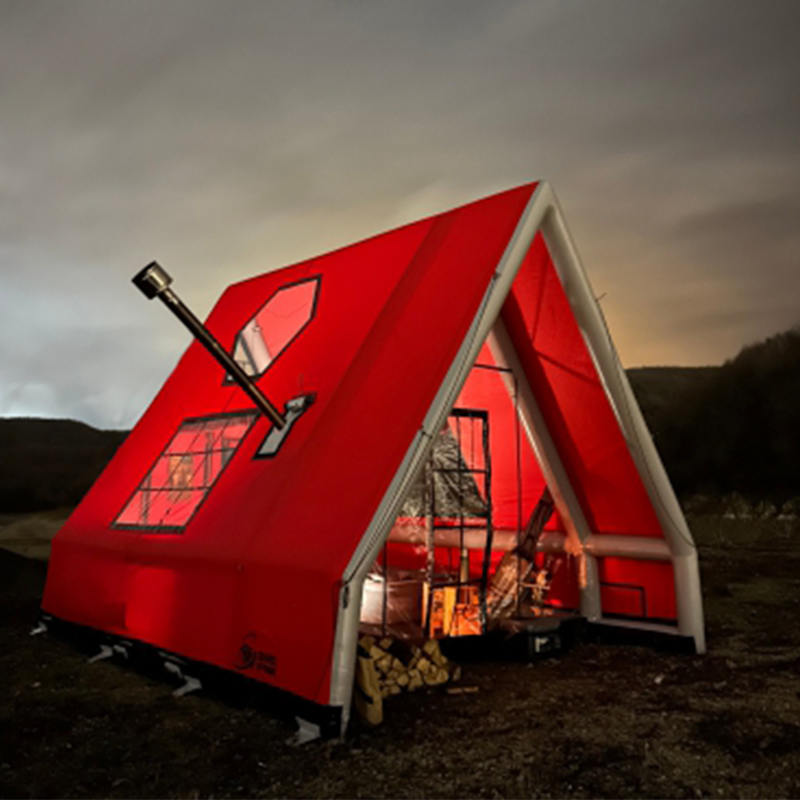 8-10 คนโฟร์ซีซั่นเต็นท์เป่าลมกันน้ำสำหรับตั้งแคมป์